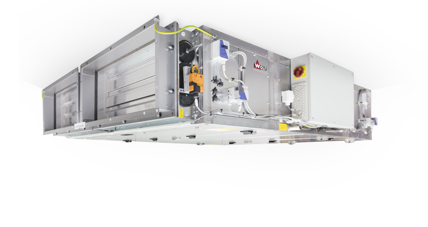 WK-com F air handling units with flat construction