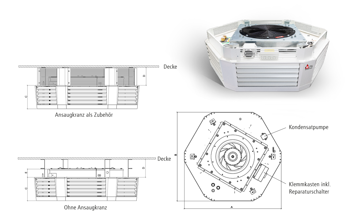 FB-A flex mit EC-Hochleistungs-Radialventilator